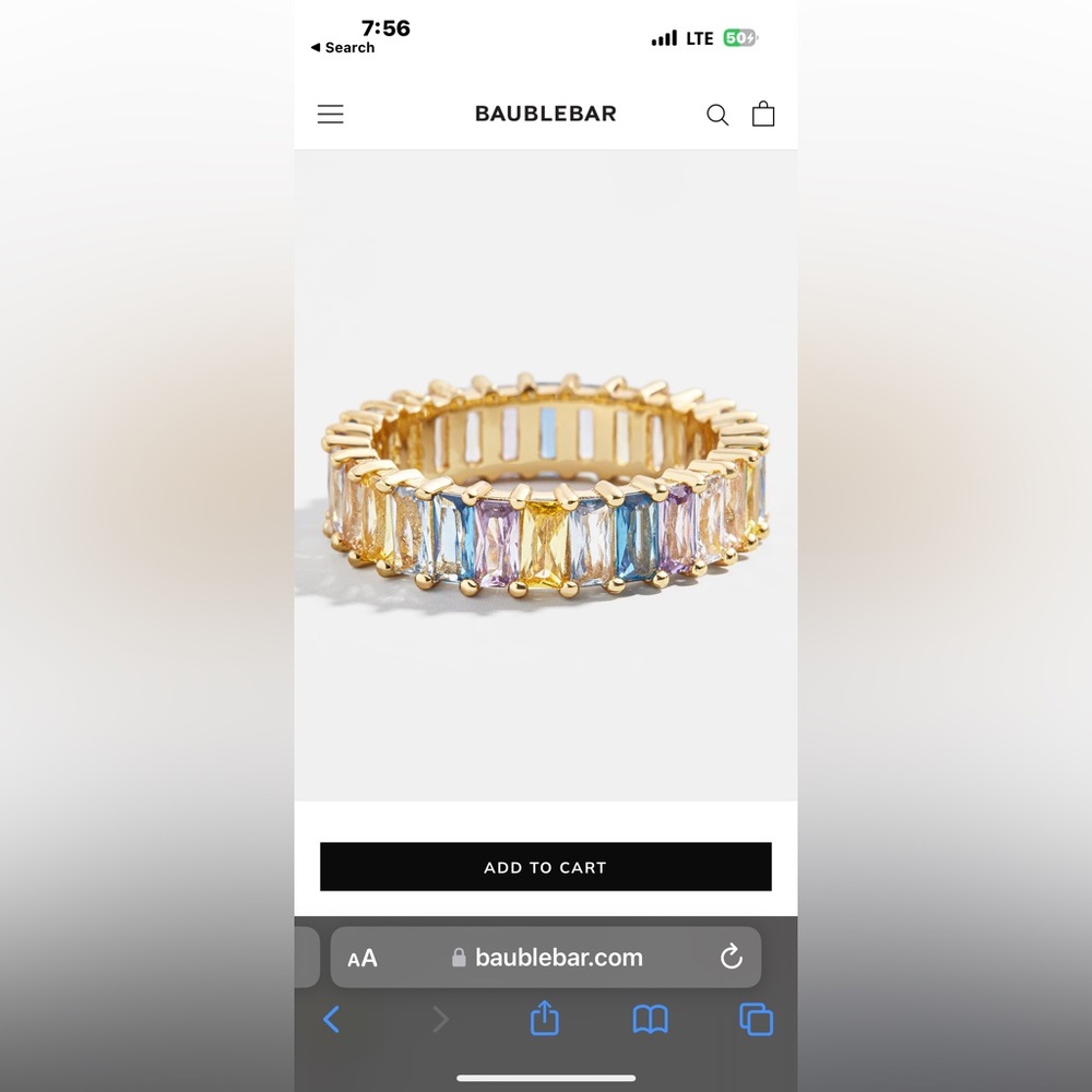 Mini Alidia Cubic Zirconia Ring